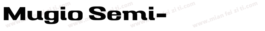 Mugio Semi字体转换